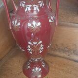 Pair of BKF earthenware vases and planter