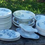 Part of the Floreal service from the Givors Earthenware Factory (Grigny Rhône)