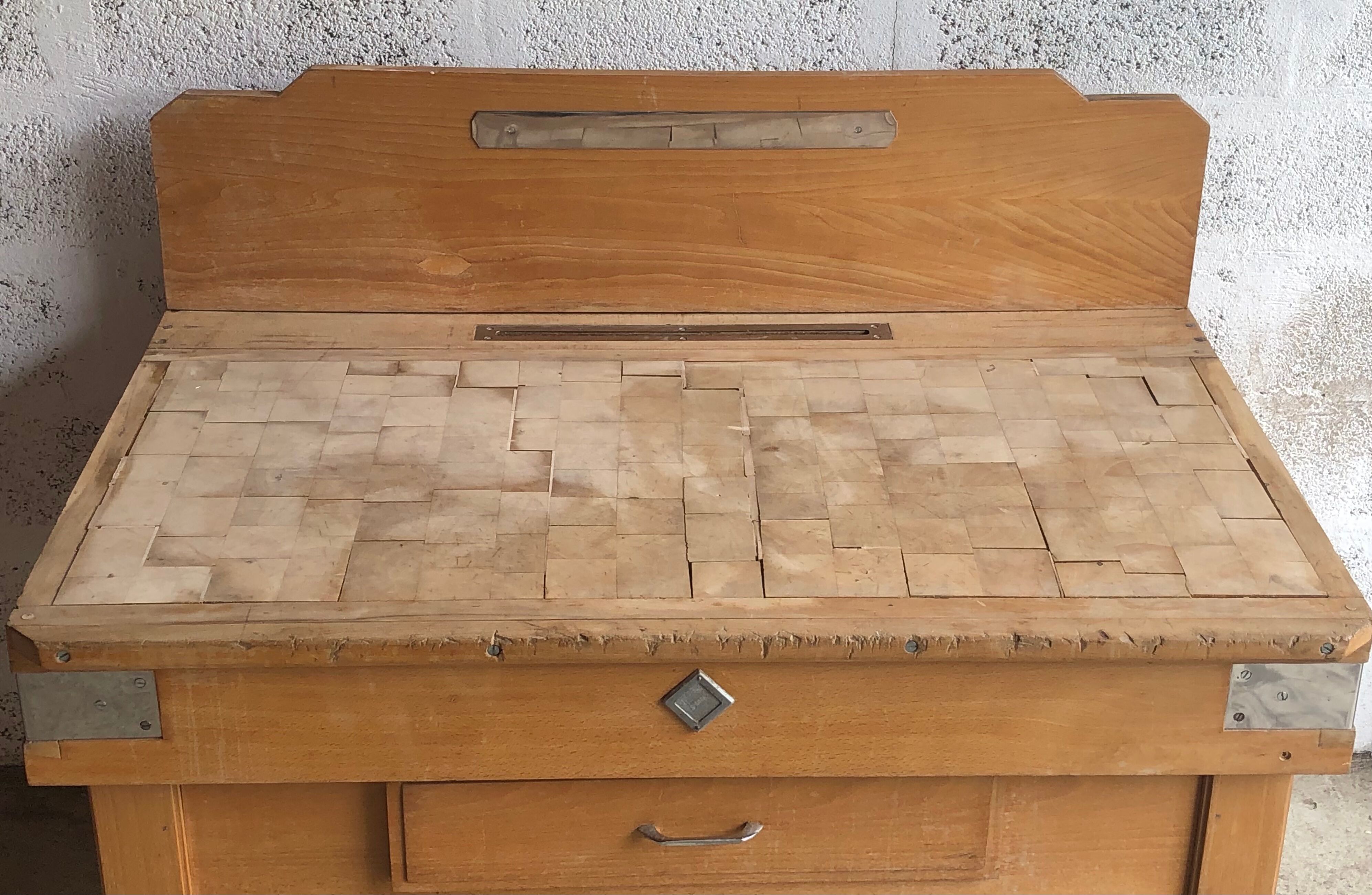 Butcher's bill 1950 art deco furniture craft butcher deco indus.