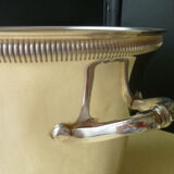 Silver metal champagne bucket "goldsmiths of france"