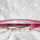 Coupe Val Saint Lambert VSL rose Belgique vide poche