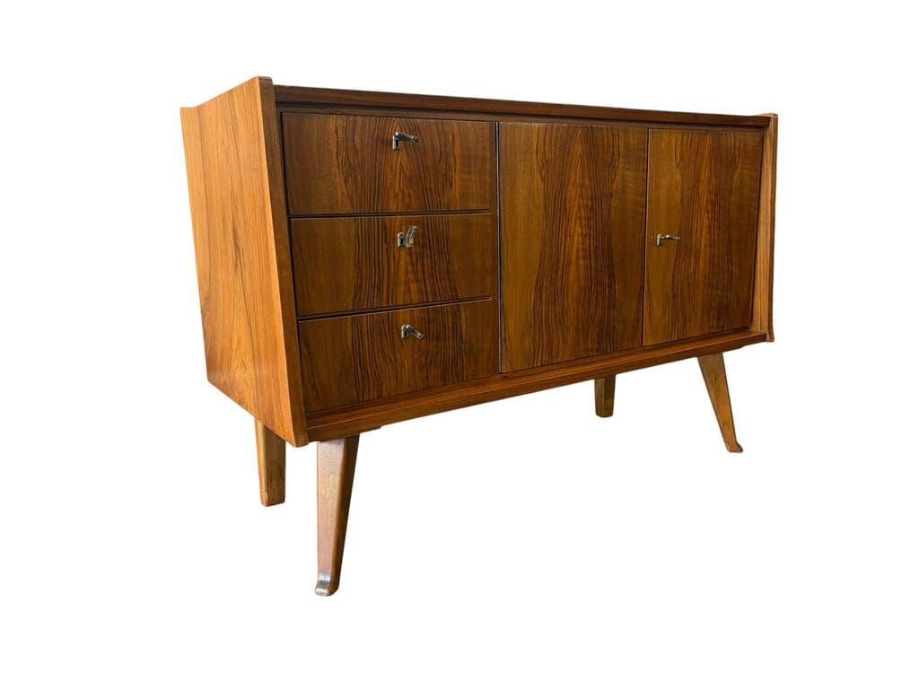 Meuble TV bas vintage en bois / lowboard / buffet bas