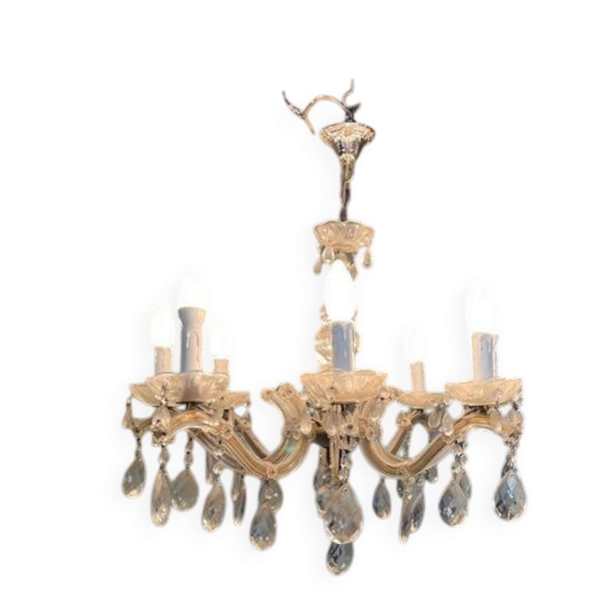 8-light Venetian chandelier