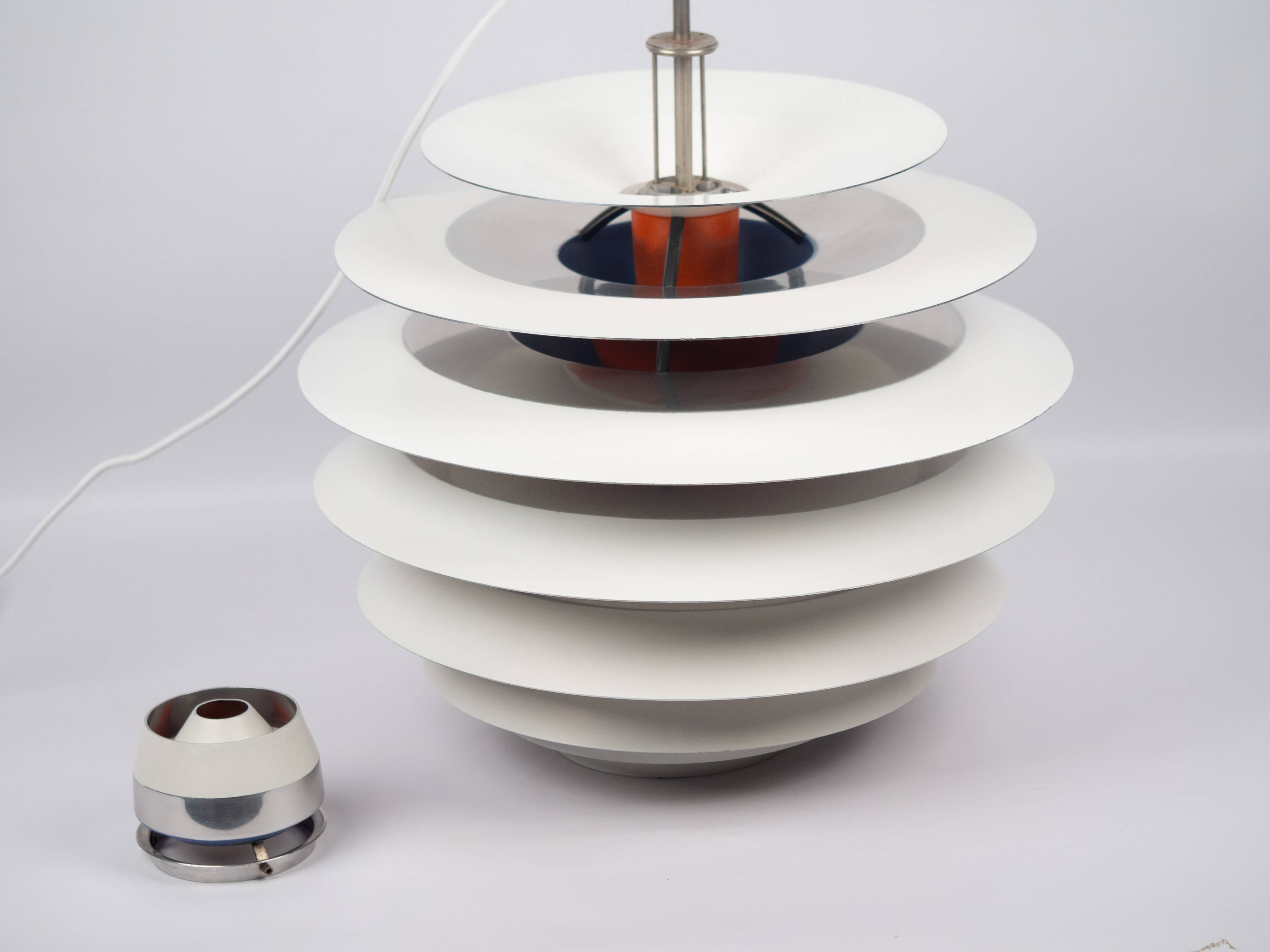 Vintage danish PH Kontrast pendant lamp by Poul Henningsen, Louis Poulsen, 1962