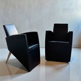 "J" armchairs by Philippe Starck for Aleph, 1989, set of 2