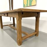 Extendable oak table, 1950s