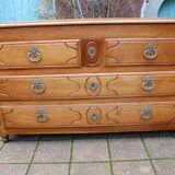 Louis XVI period chest of drawers in cherry wood from the 18th century
