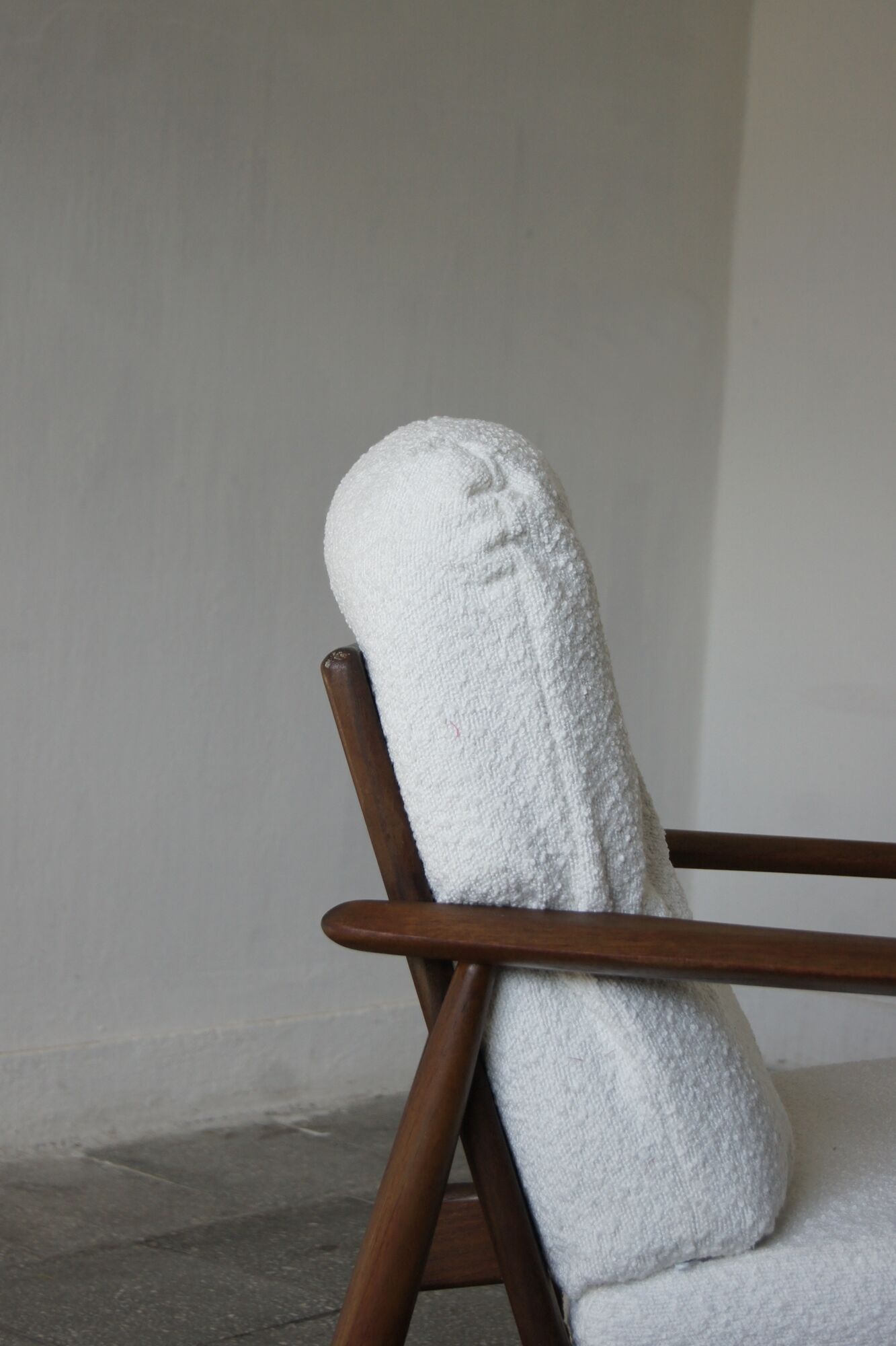 Danish teak armchair