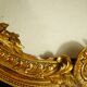 Miroir de style Louis XV doré feuille d'or, XIXe siècle - 142x90