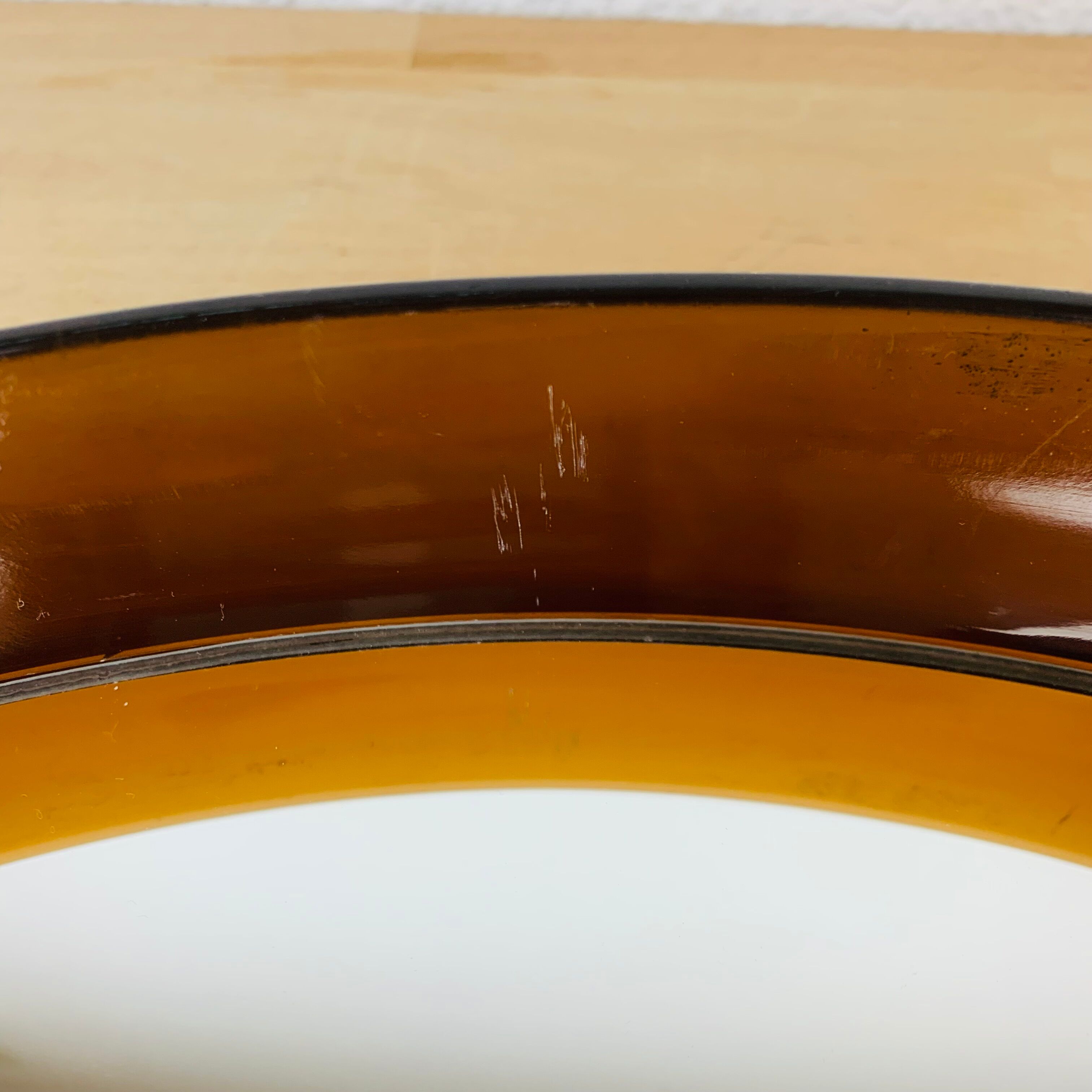 Syla 710 round mirror amber strapping