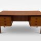 Danish Teak Executive Desk By Arne Vodder For Brouer, 1960s.