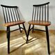 Duo de chaises scandinaves 1955