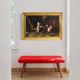 Italian interior scene painting signed F. Bonati 1913
