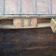 Old Vintage Indian Box on Wooden Wheels Early 20th S