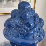 Table lamp - blue ceramic