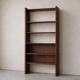 Modernist solid elm shelf by Pierre Chapo, produced by the Seltz factory in the 1950s.