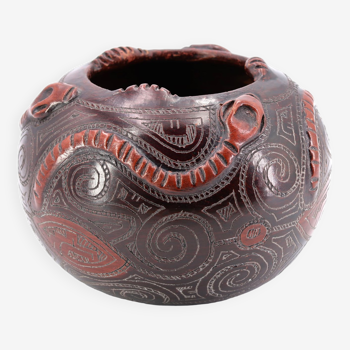 Brazilian ceramic vase Marivaldo, Brazil
