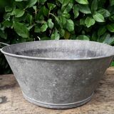 Washing basin diam41cm in zinc garden