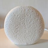 Stylized face biscuit vase