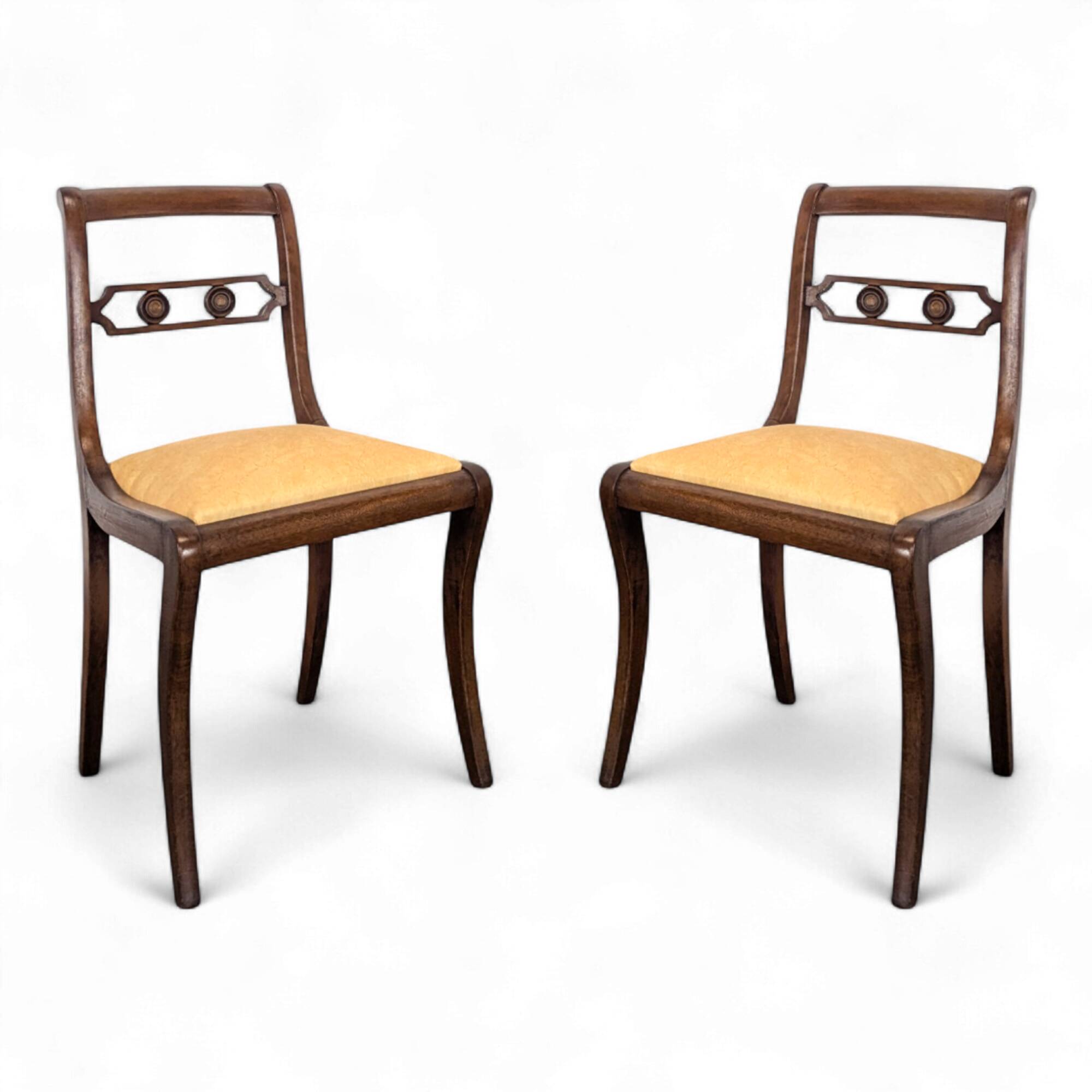 Pair of English-style chairs