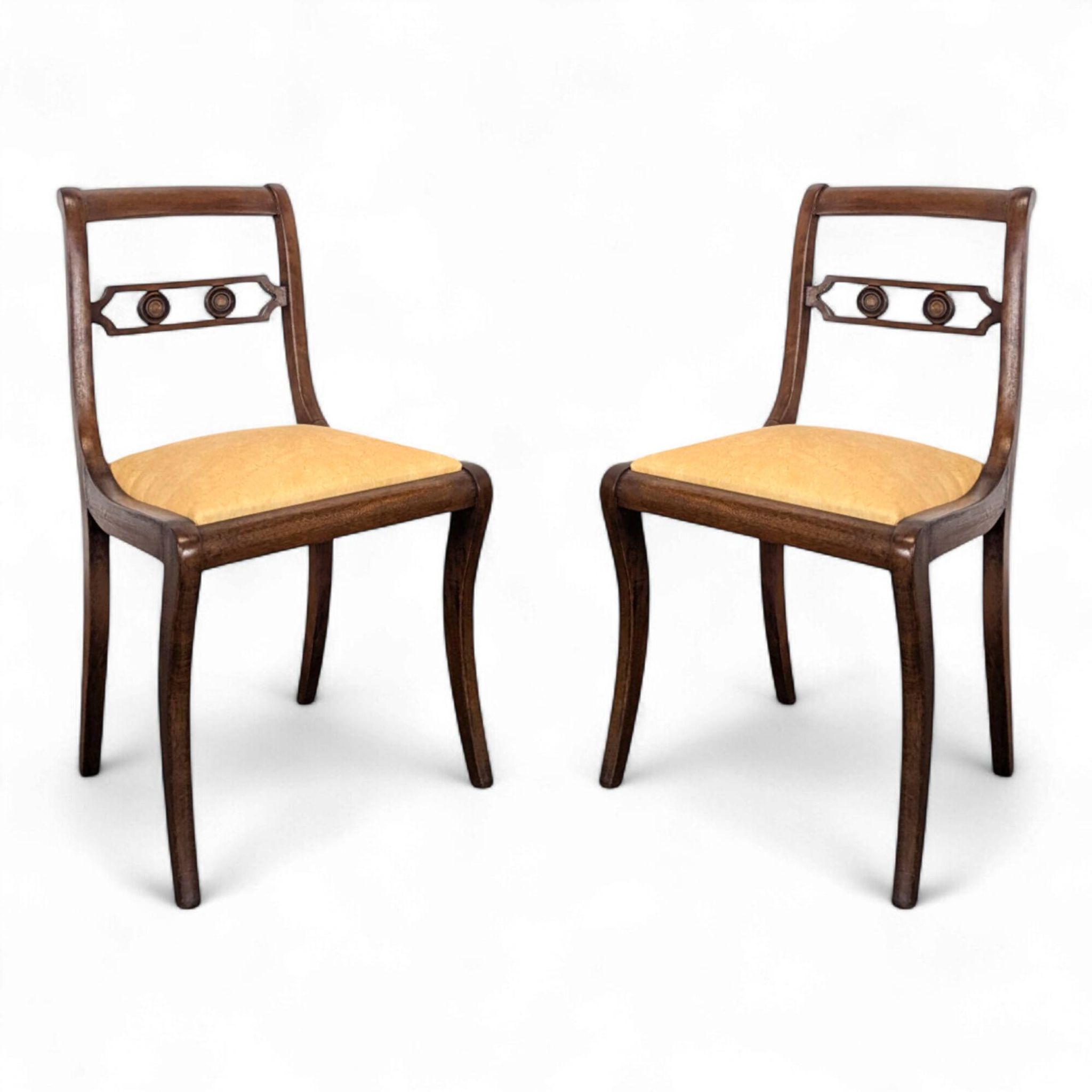 Pair of English style chairs