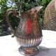Silver-plated metal jug Christophe Gallia Marly model