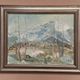 Original Swedish Oil Painting - "Nature Scene" by Maja Sjöberg - Signed - Vintage and Framed - 35.5 × 43.5 cm (14" × 17.1")
