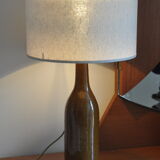 Stoneware bottle lamp