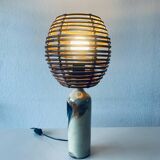 Signed ceramic lamp