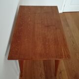 Solid oak side table