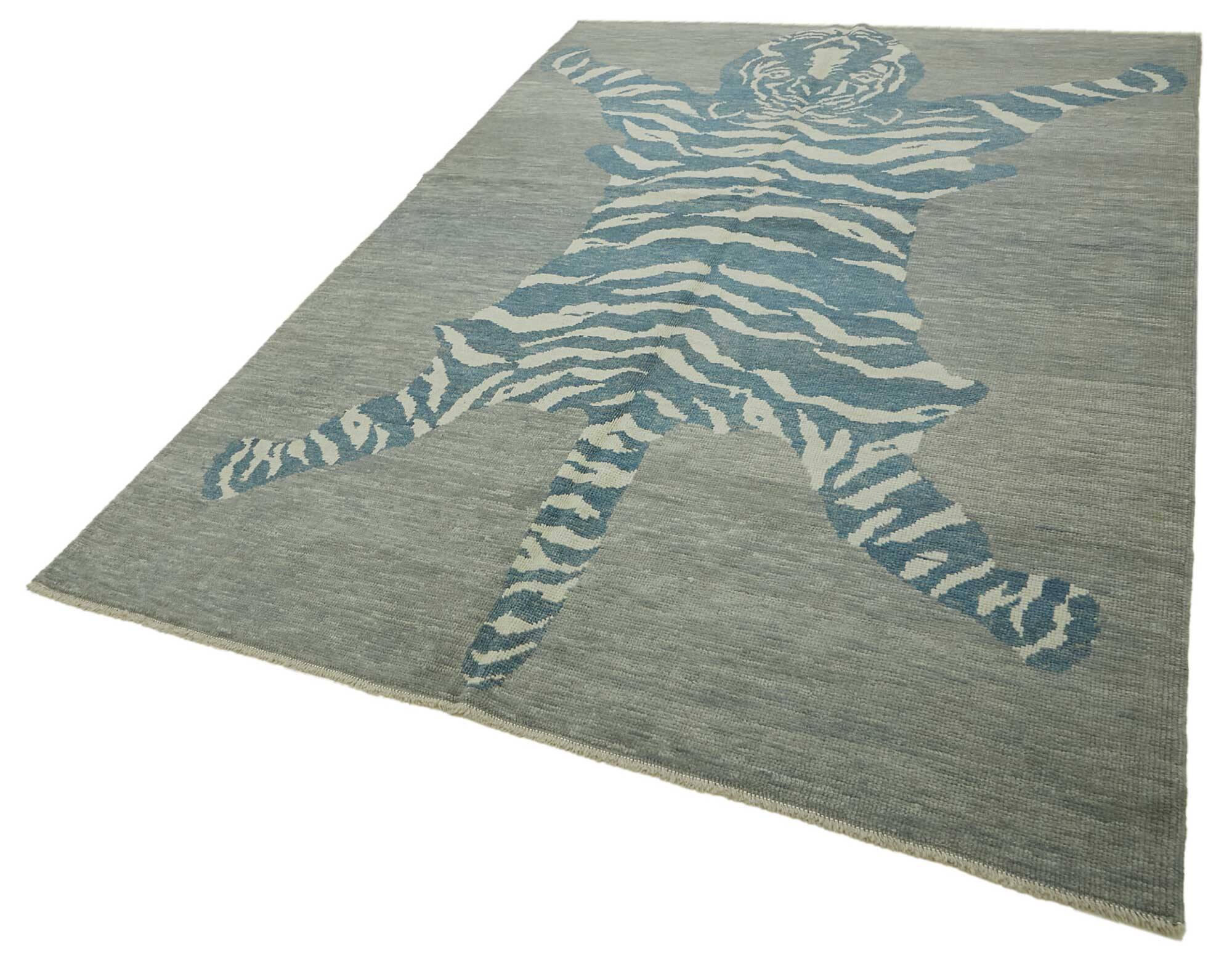 Turkish Handknotted Wool Tiger Rug  210 cm x 321 cm