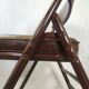 Rare suite de 3 chaises Samsonite 1977 assise marron