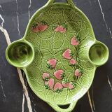 Strawberry slipware dish