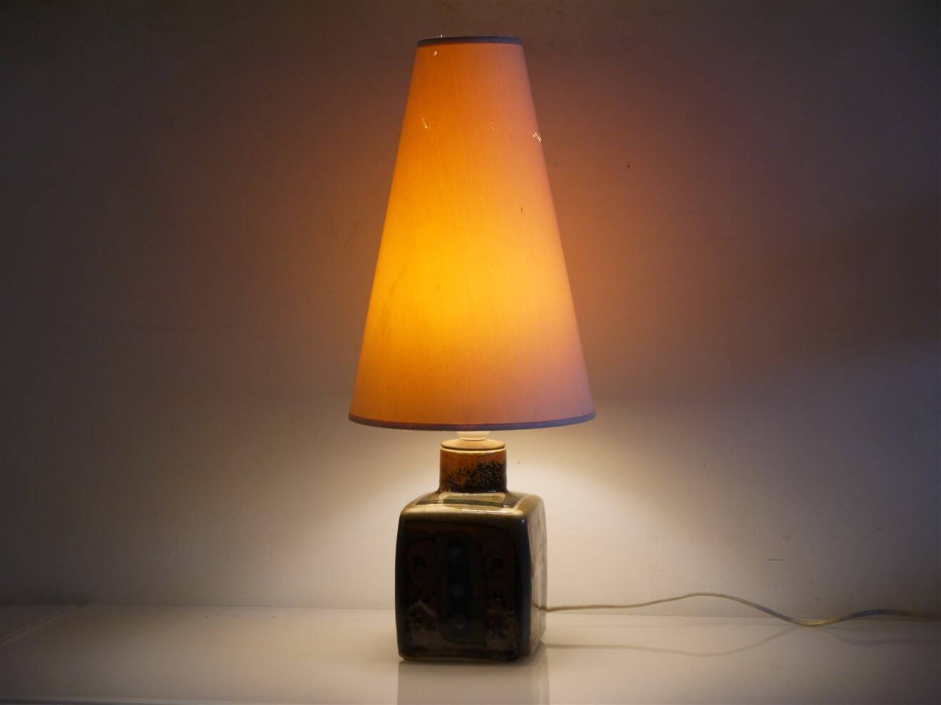Ceramic lamp by Carl Harry Stalhane, Sweden 1960