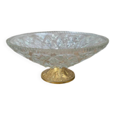 Vintage brass footed bowl