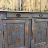 Low sideboard in solid wood