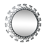 Mirror sun wrought iron 35cm