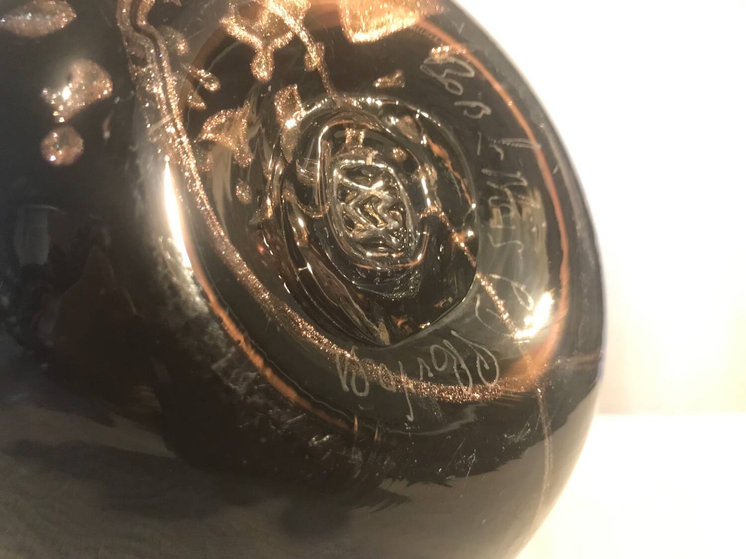 Glass paste vase - Bob le Bleïs