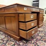 Large Classic English Chesterfield Desk Partnerdesk