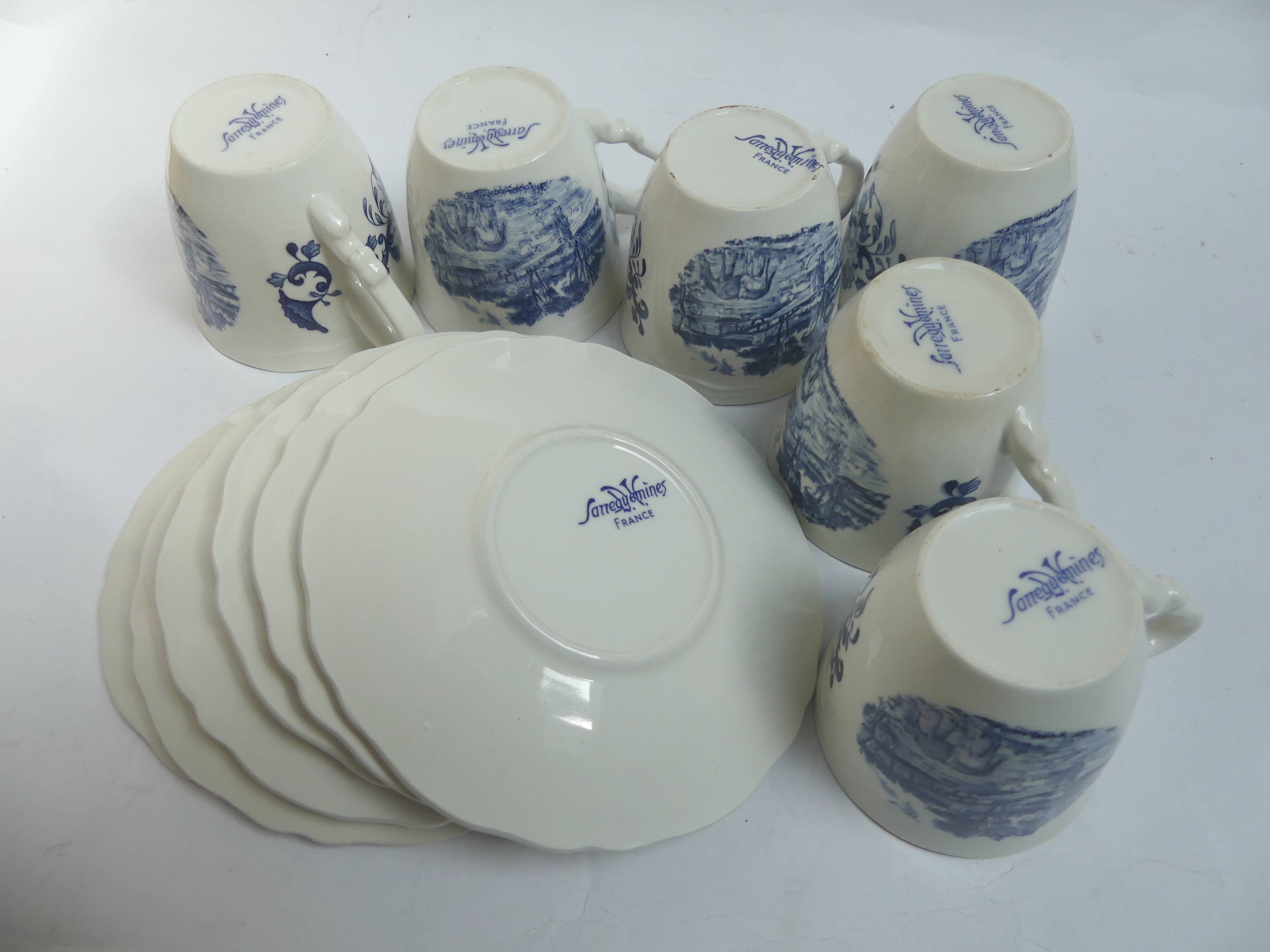 Tasses à café Sarreguemines Derby