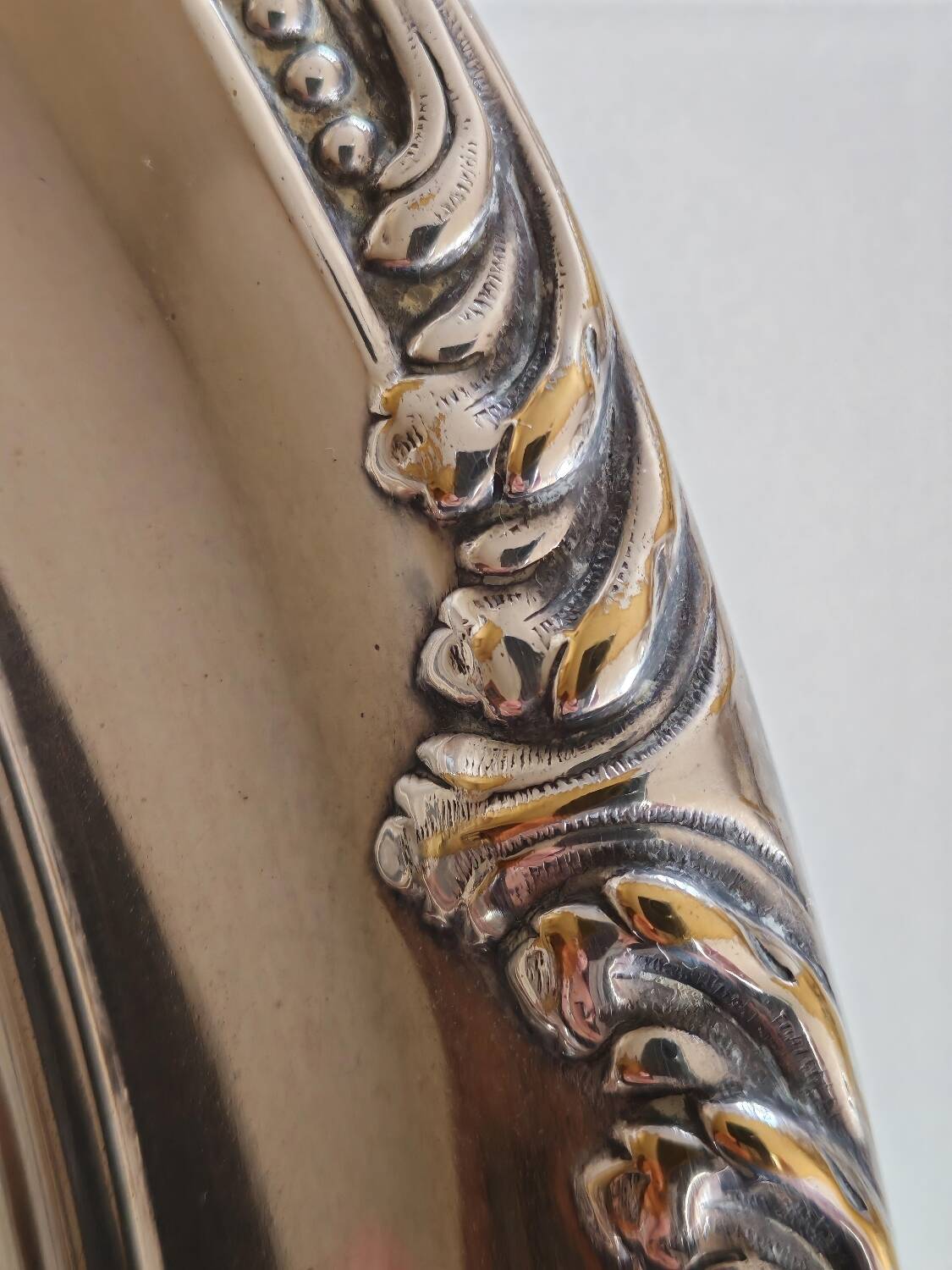 Silver-plated vegetable dish