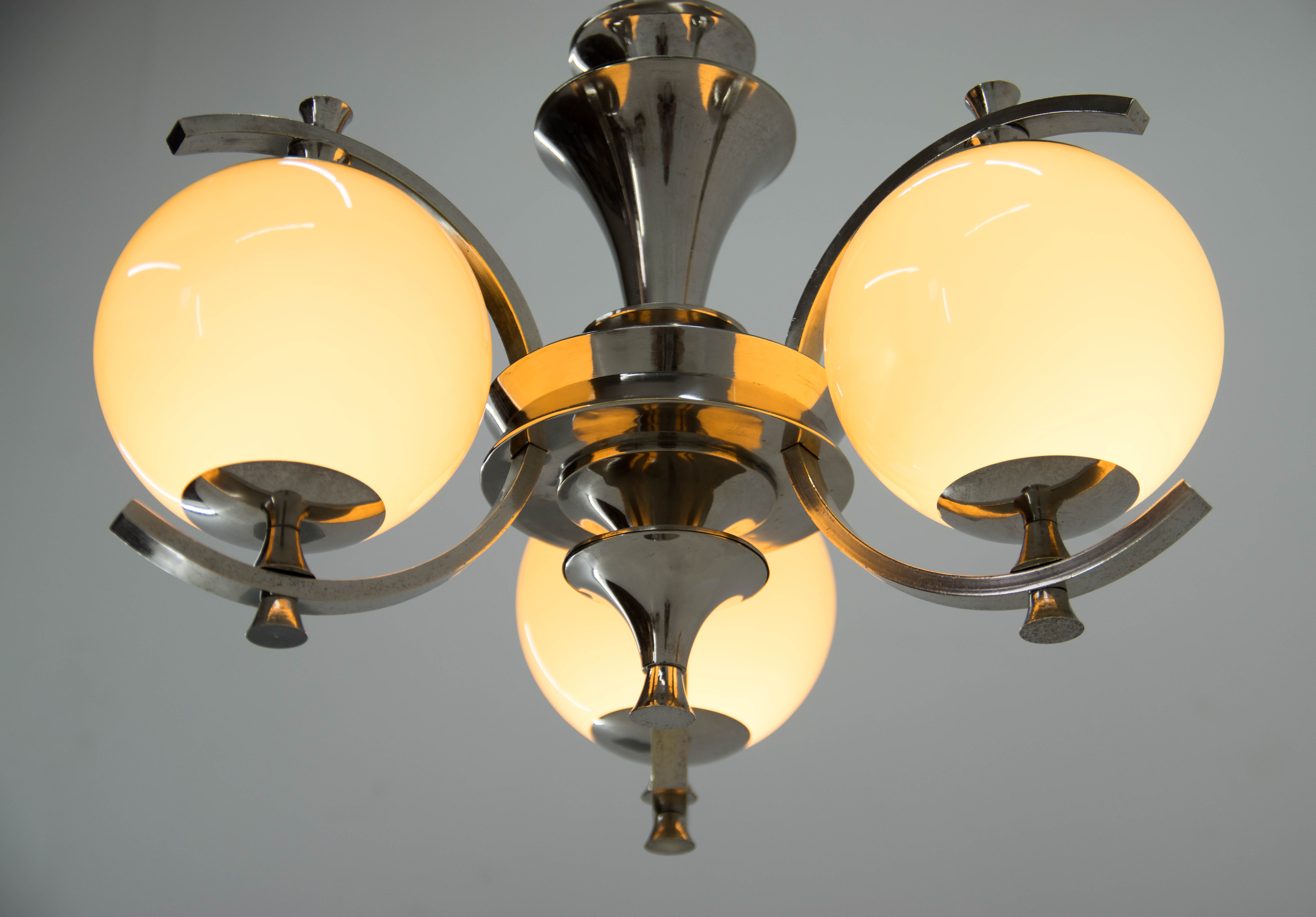 Rondocubist chandelier, 1930