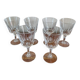 6 Arques Versailles crystal wine glasses