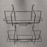Set of two iron planters
