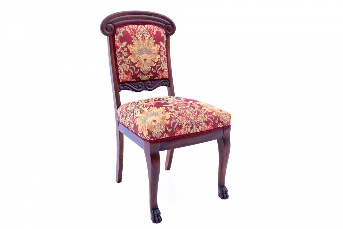 Antique chair, Northern Europe, circa 1890. After renovation.