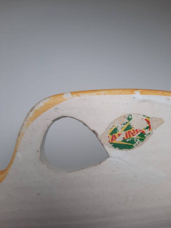 Coupe Vallauris 1950 Vintage avec motifs de soleil, étoiles, poisson