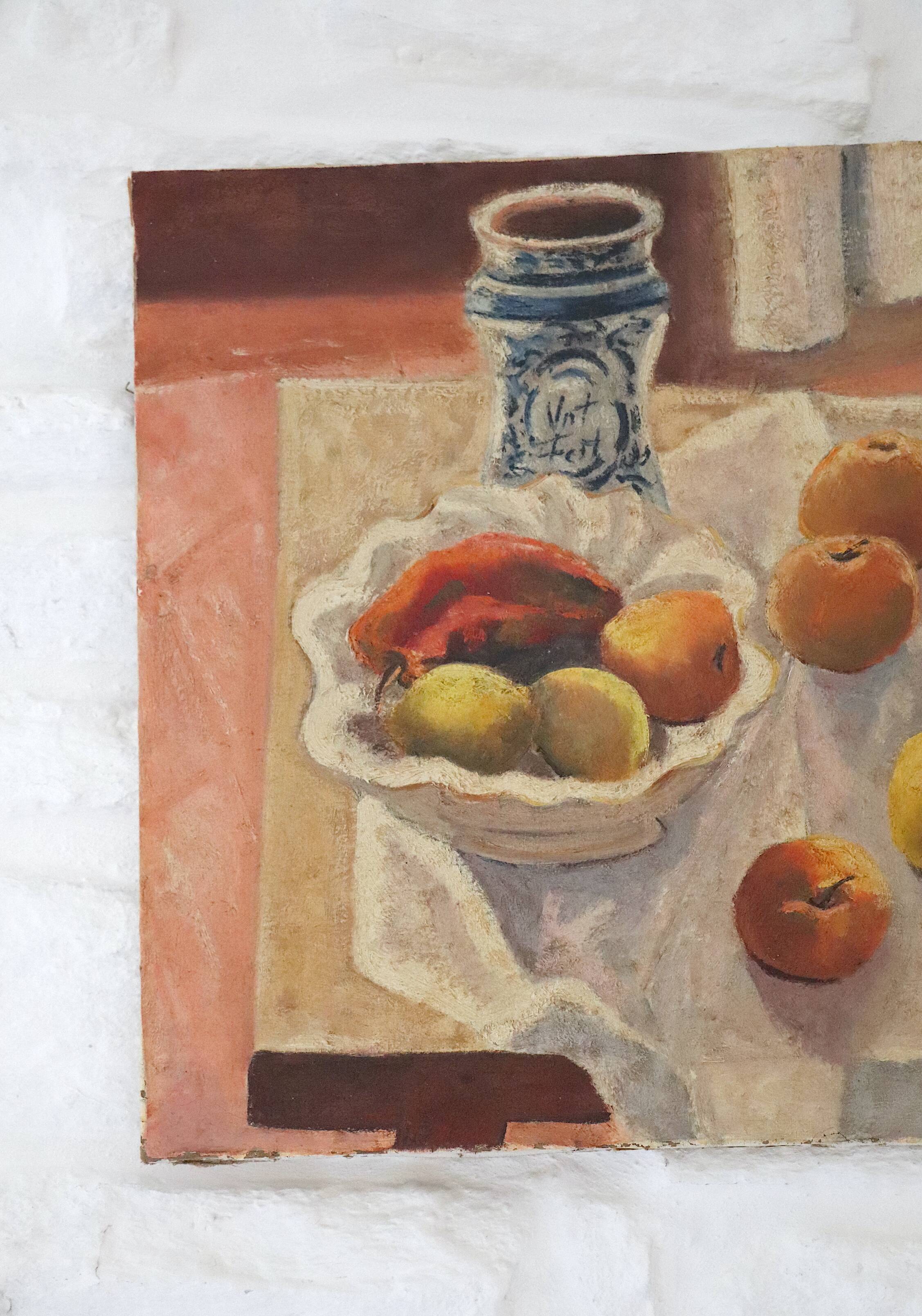 Oil on canvas Still life with fruits XX Minorca