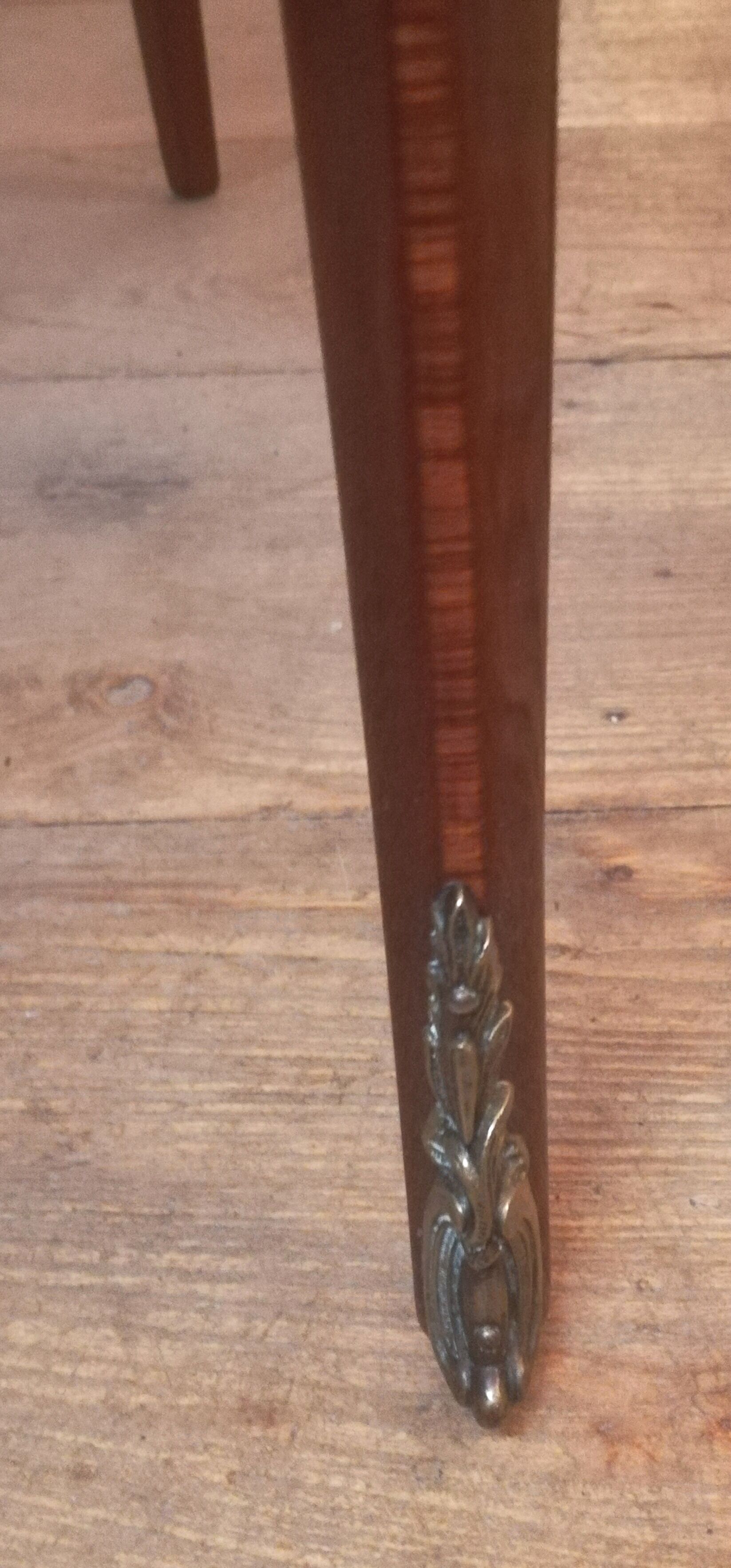 Pair of Louis XV style bedside tables in marquetry