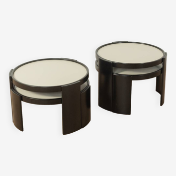 Model 780 nesting tables, Gianfranco Frattini, Cassina