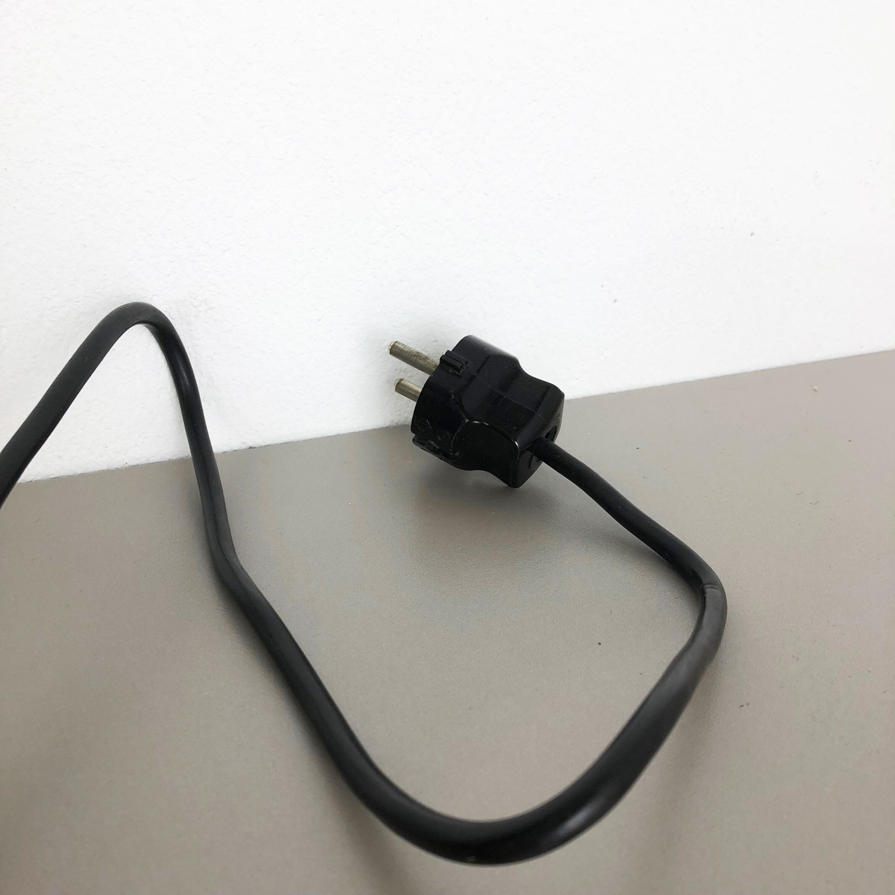 Original minimalist adjustable metal wall light, Germany 1960s